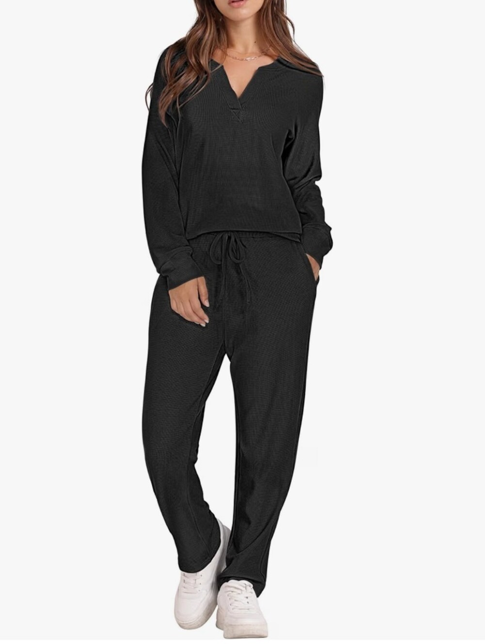 NWOT Waffle Knit Lounge Set
